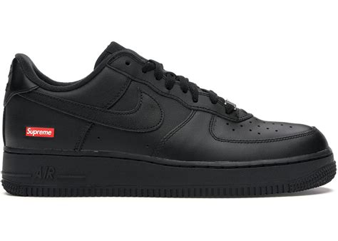 supreme black air force 1